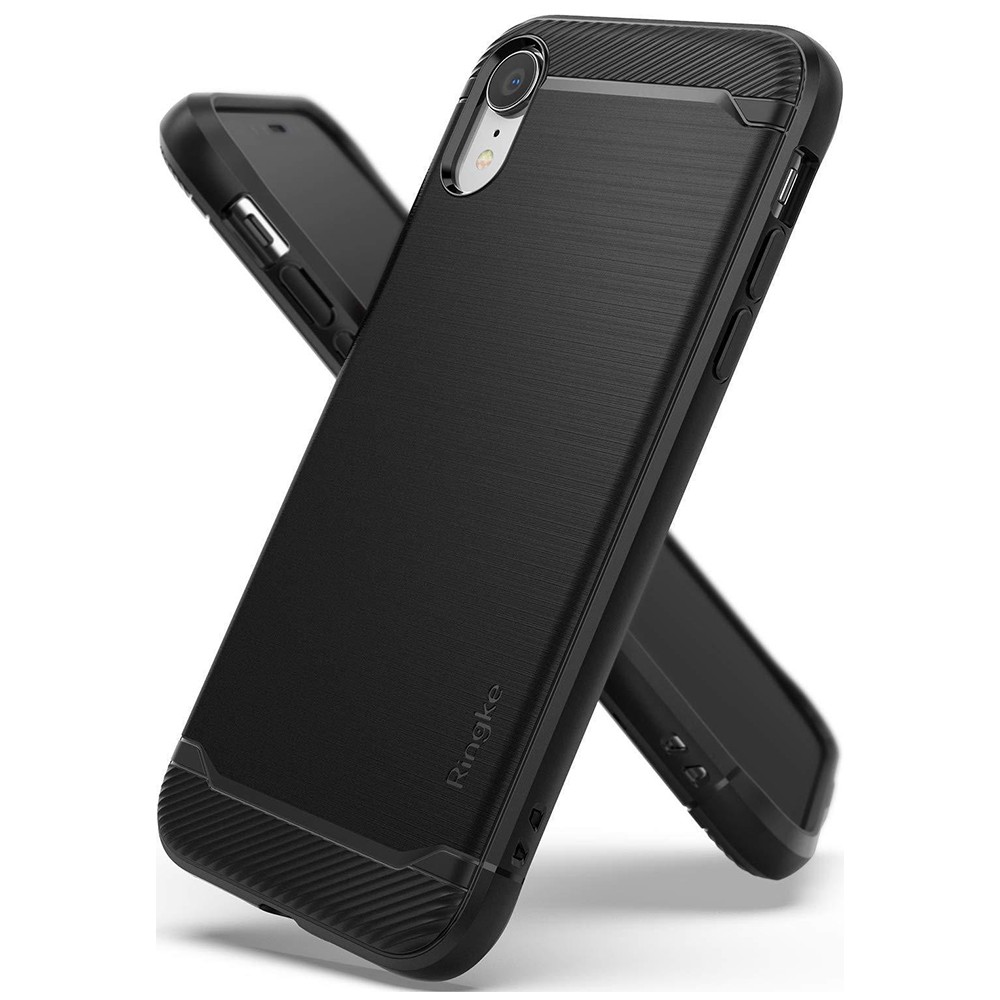 

Case iPhone XR Ringke Onyx Original Motif Carbon Black Casing