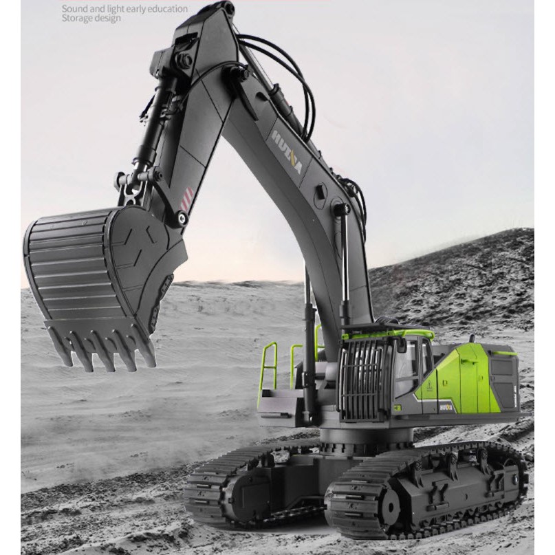 RC Excavator Huina 1593 skala 1/14 22ch