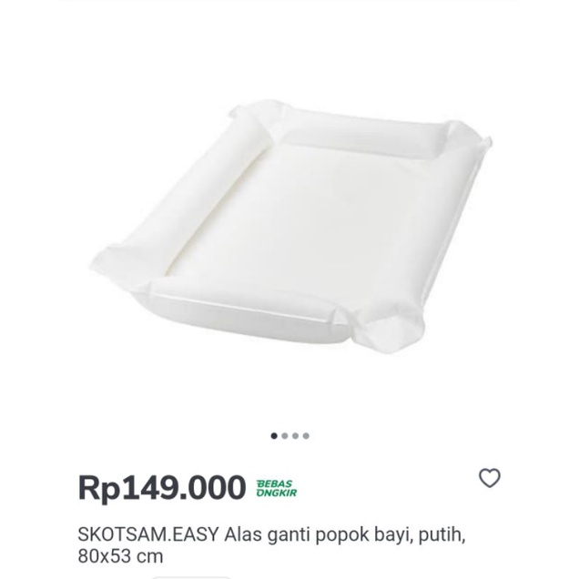 preloved ikea SKOTSAM alas ganti popok bayi