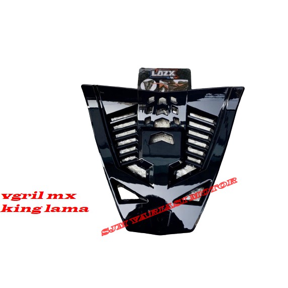 VIGRIL MX KING OLD 150CC VGRIL TUTUP MESIN YAMAHA MX KING LAMA 150CC BAHAN ABS KARBON HITAM