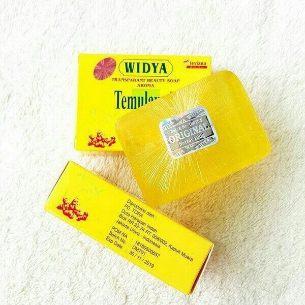 Widya Sabun Temulawak Aloe Vera BPOM 100gram Original / Widya Whitening Soap /Widya Temulawak