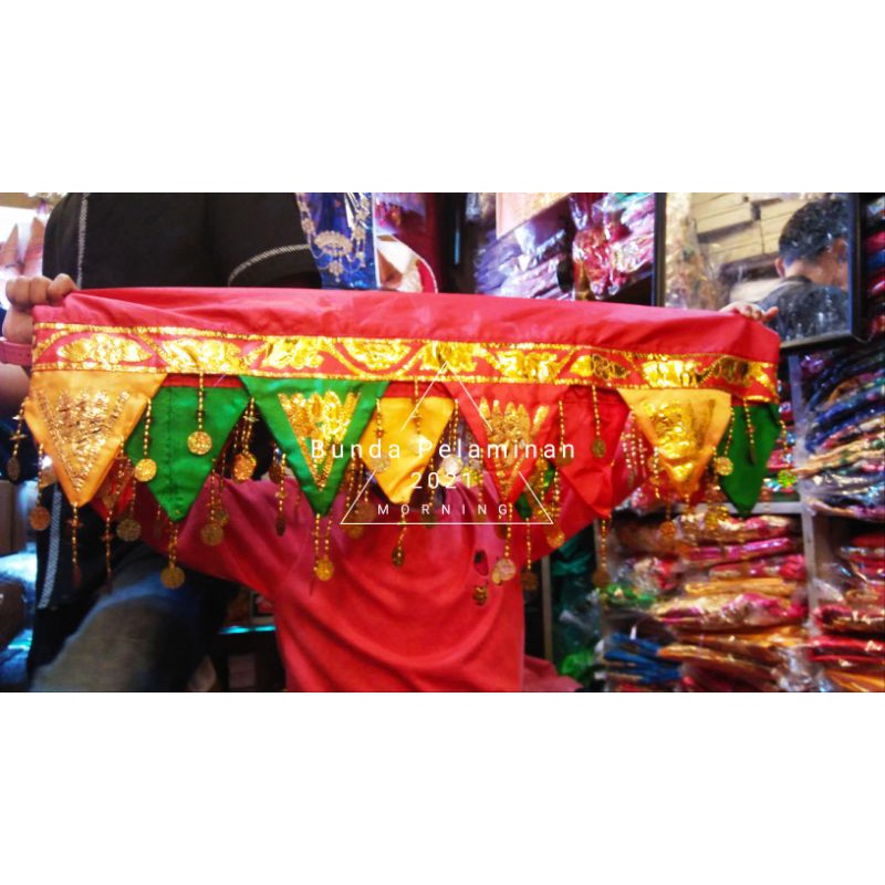 Tirai Pelaminan Ondas Pucuk Rabung