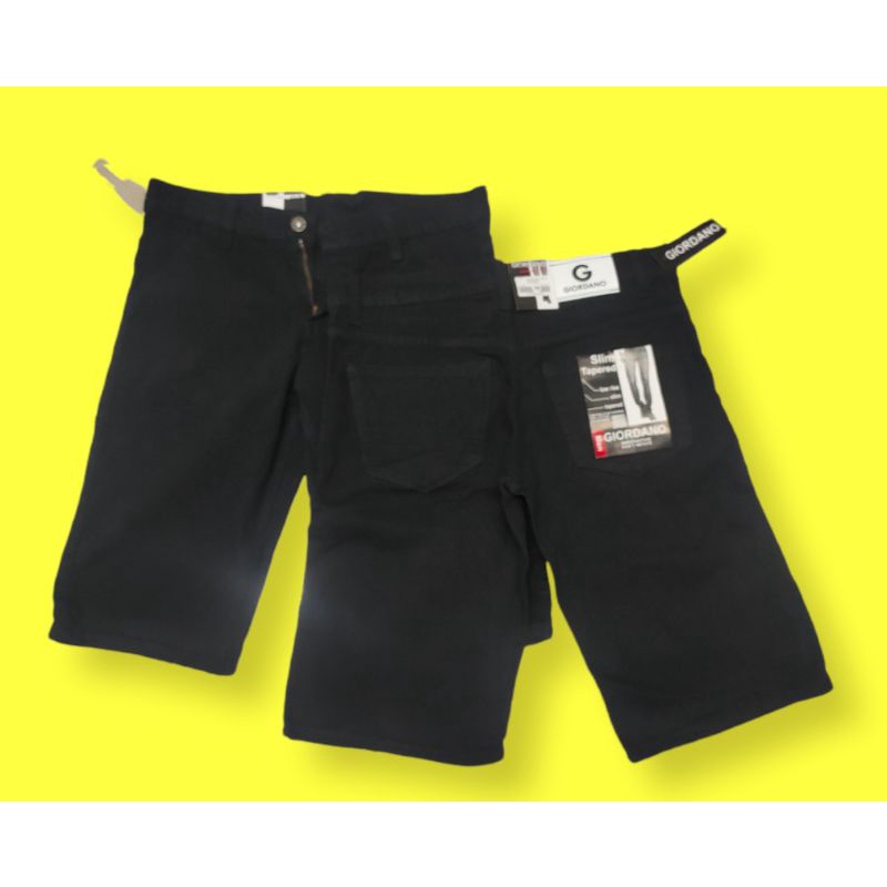 celana jeans Giordano  hitam pendek Banjarmasin Tabalong