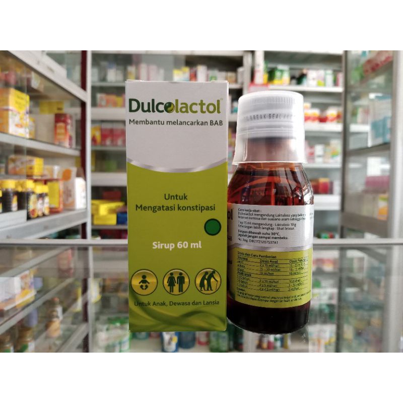 Dulcolactol Sirup 60 ml | Obat Pelancar BAB - ED 09/2025