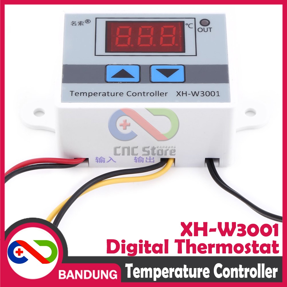 XH-W3001 DIGITAL THERMOSTAT TEMPERATURE PENGATUR SUHU OTOMATIS AC 220V