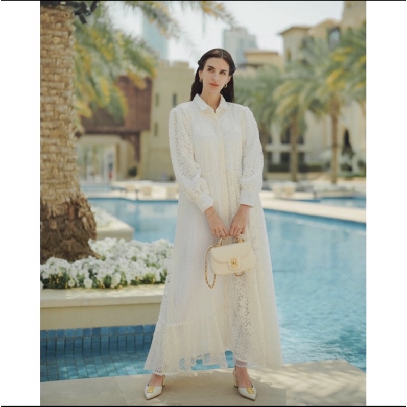 Sandrina Maxi Dress Size S Benang Jarum Buttonscarves