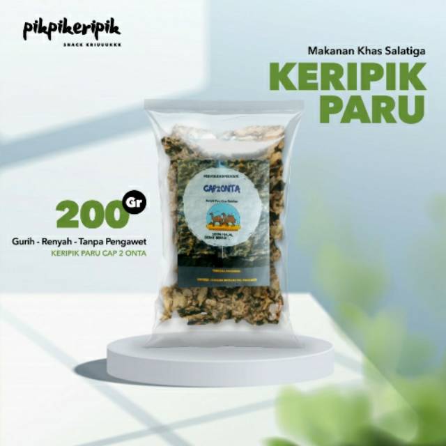 

Keripik Paru Cap 2 Onta 200GR/GURIH-RENYAH/TANPA BAHAN PENGAWET
