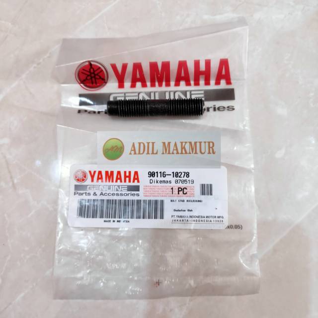BAUT TANAM 14 - 14 CRANKCASE / BLOK MESIN  KE BLOK SEHER RX KING ASLI ORIGINAL YAMAHA