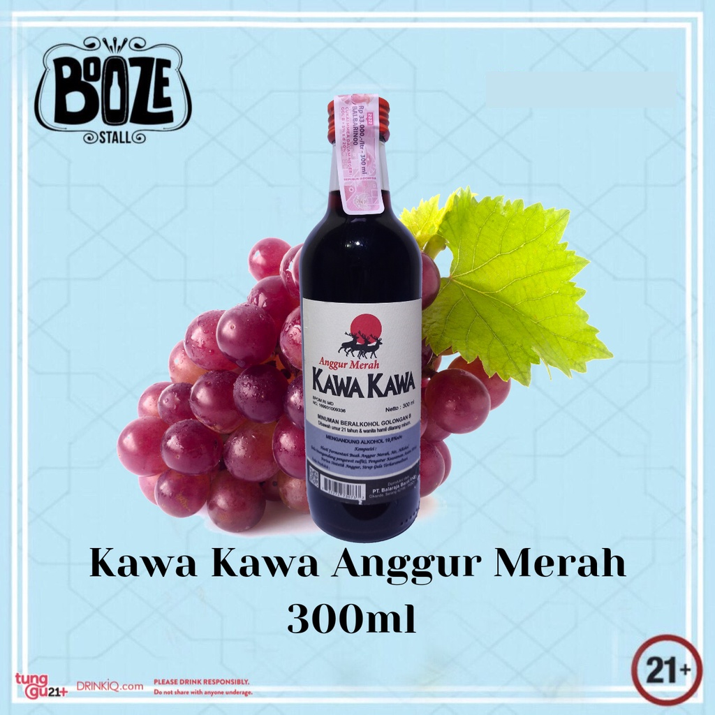 Anggur Merah Kawa Kawa 300ml