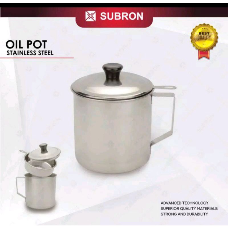 OIL POT / SARINGAN MINYAK 1,2LTR