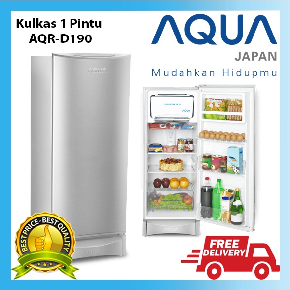 AQUA Kulkas 1 Pintu 162,5 Liter AQR-D190 DS