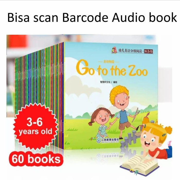 

READY STOCK Buku Bacaan Cerita Terbaru Bisa Bersuara Dan Video Scan Barcode 60 Pcs BR012