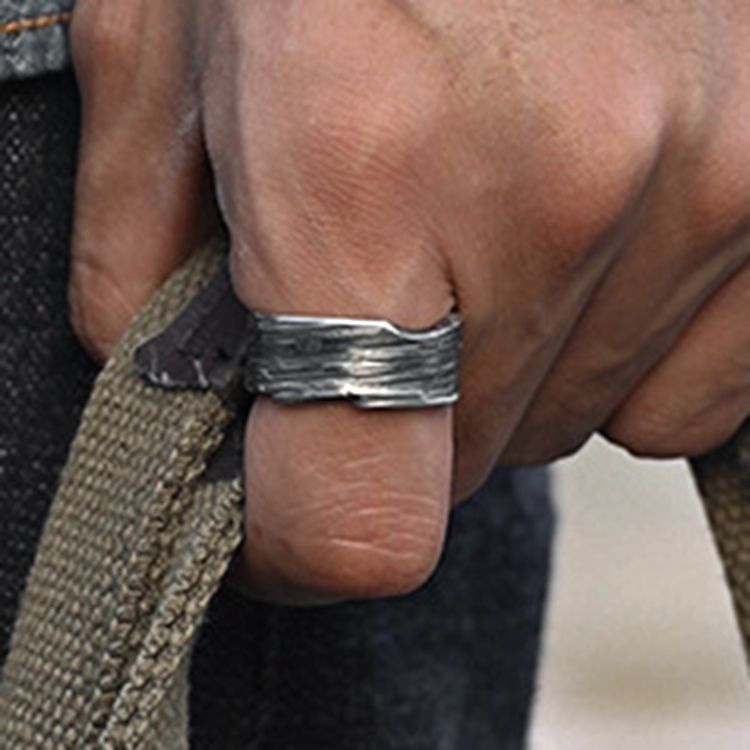 Cincin Model Terbuka Gaya Kuno Untuk Pria