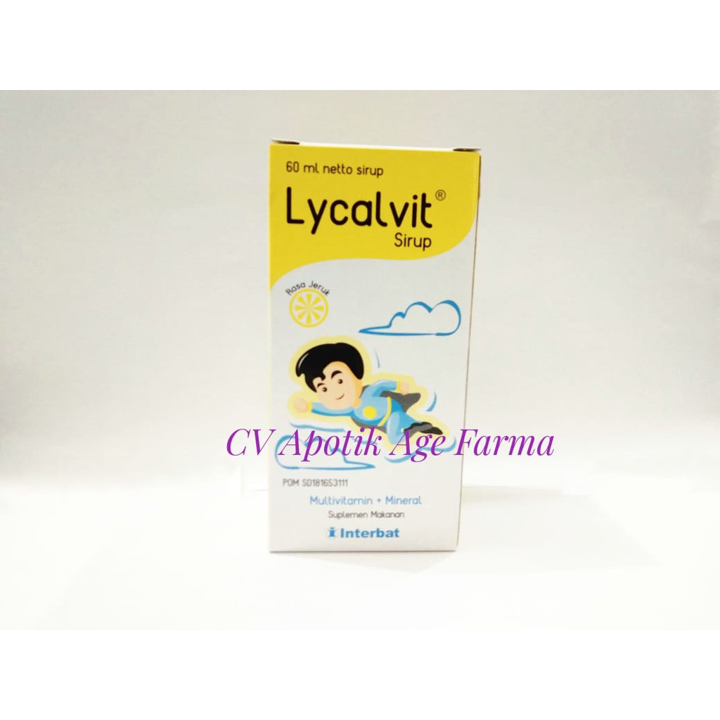 Jual Lycalvit Syrup 60 ML (Interbat) | Shopee Indonesia