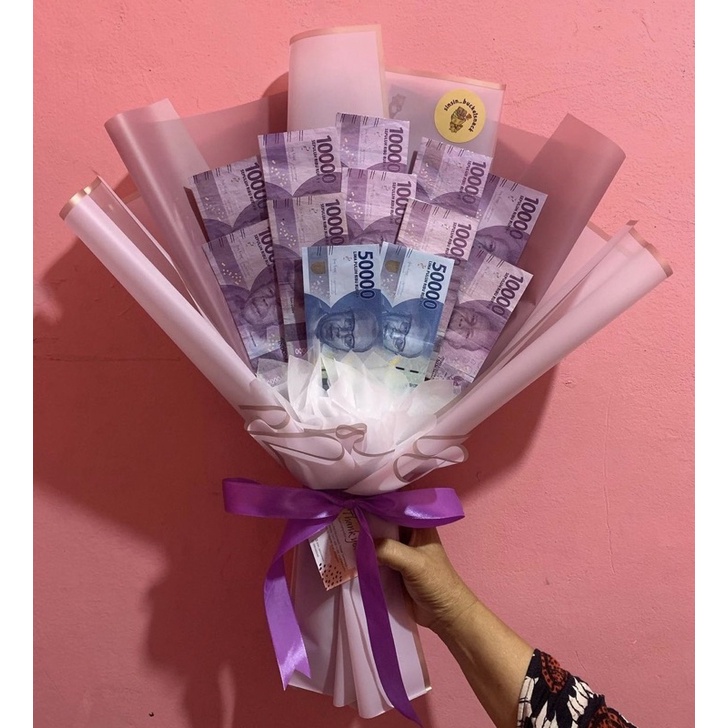 Bucket Uang Asli Hadiah Wisuda / Hadiah Graduation / Gift Graduation / Buoquet Graduation Gift Birth