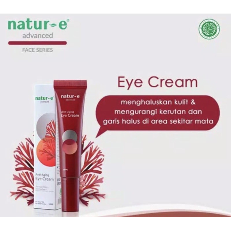 Natur E advanced eye cream 10 ml ( mencegah kerutan &amp; kantong mata )