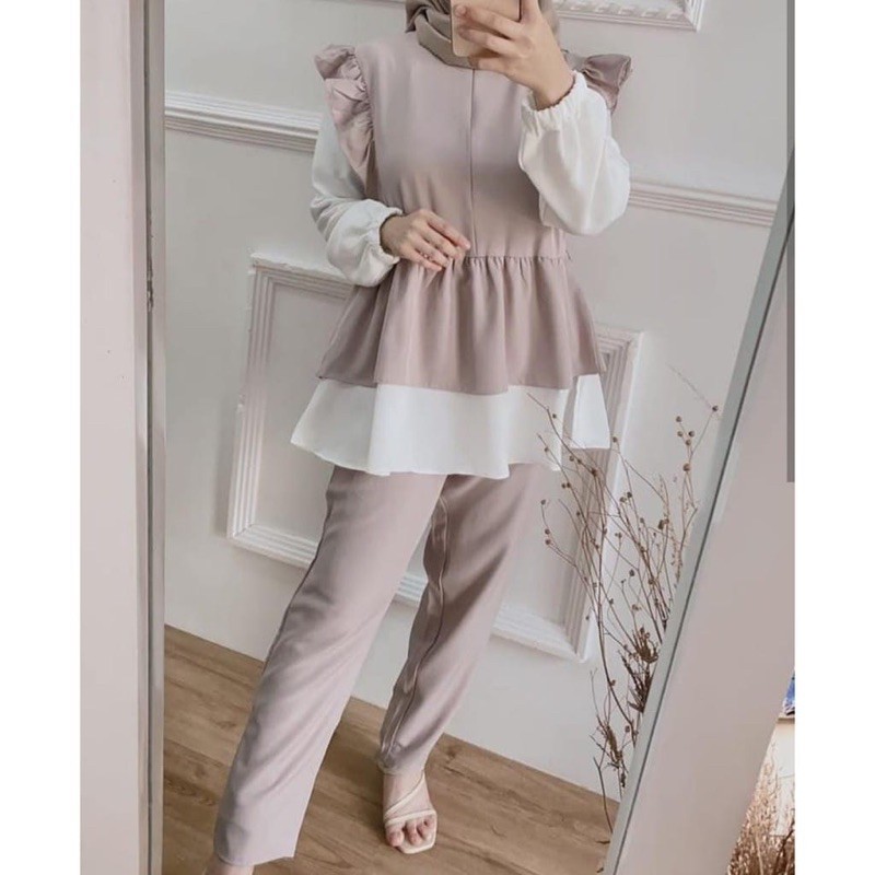 One Set Meyka - Daily Outfit Wanita Premium