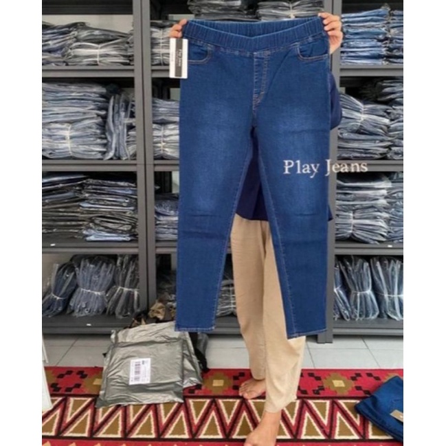 celana jeans wanita bahan lembut tidak kaku