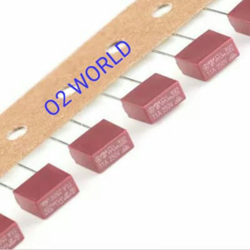sekring persegi T1A fuse plastik 1A mini fuse 250v