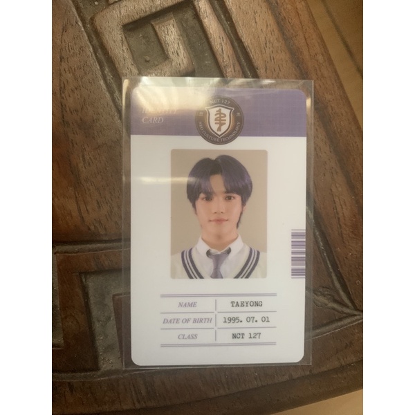 pc taeyong id card b2s kit (booked)