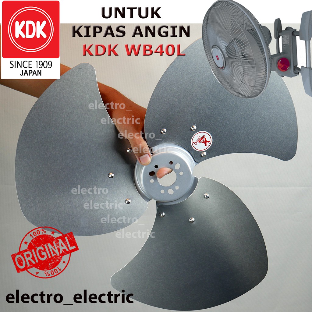 Baling Baling Kipas Angin KDK Strong Fan WB40L Original