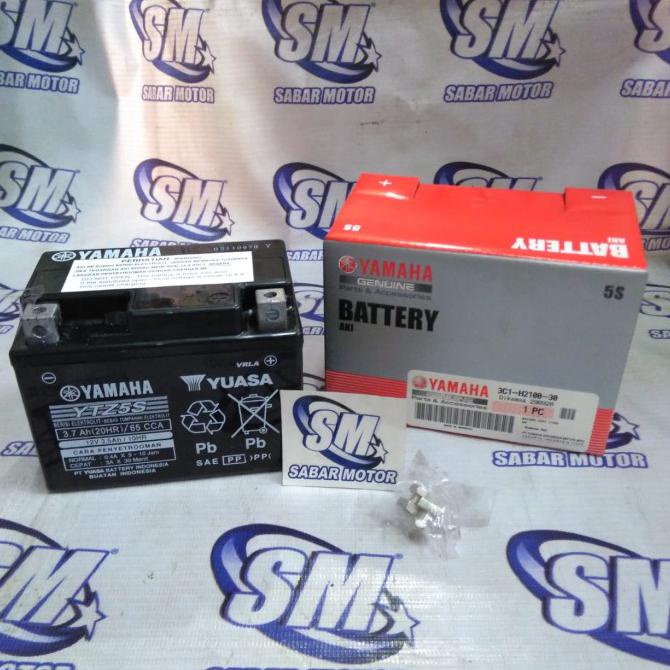 Aki motor / Accu Yuasa YTZ5S - aki mio j aki vixion YGP / original -terlaris