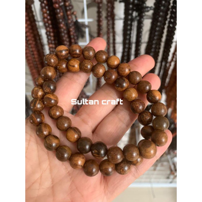 gelang gaharu gelang kayu gaharu wangi gelang gaharu buaya 8 MM gelang kayu gaharu asli Kalimantan