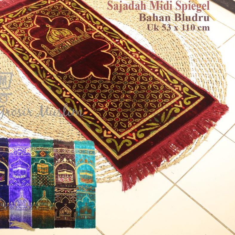 ❀ Sajadah Turki Bulu Super Spiegel Premium Ukuran Sedang ✼