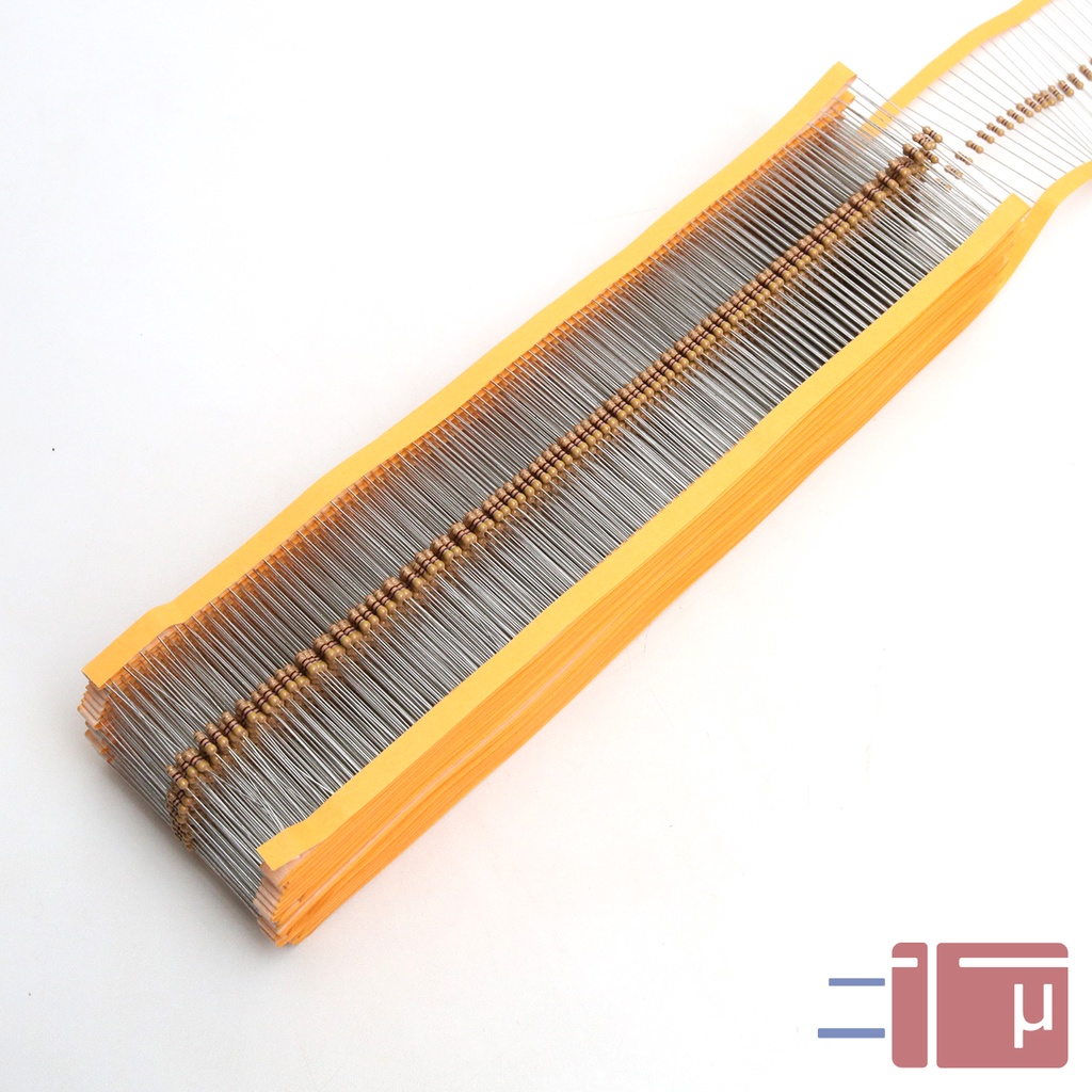 X10 Resistor 470R 470 Ohm 1/4W Karbon 5% Taiwan Kaki Tembaga