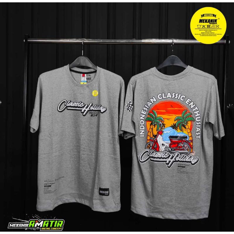 KAOS HONDA C70 ORIGINAL PRODUK BY MEKANIKAMATIR Zonamotorclasikpbg