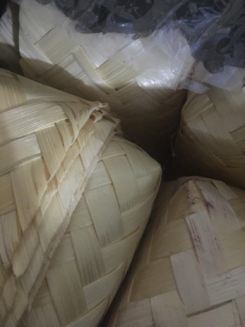 Sepasang Besek Natural/blicing Mika 22x8x7cm Besek Persegi Panjang Besek Nasi Besek Jilbab Besek