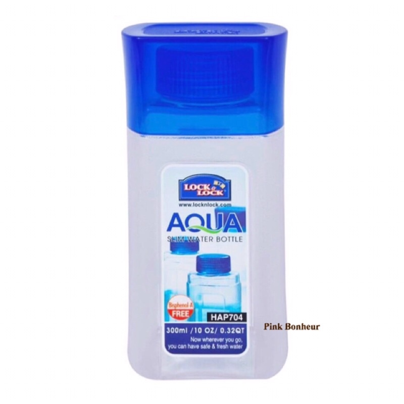 LocknLock Botol Minum Slim 300ML Original HAP704 Tempat Air Minum 300 ml Lock n Lock HAP 704