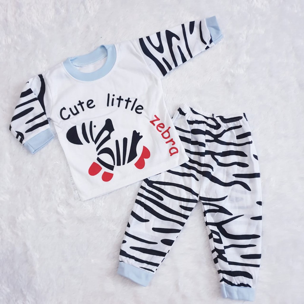 COD Bayar Ditempat Baju Baby Piyama Zebra / Baby Alicia