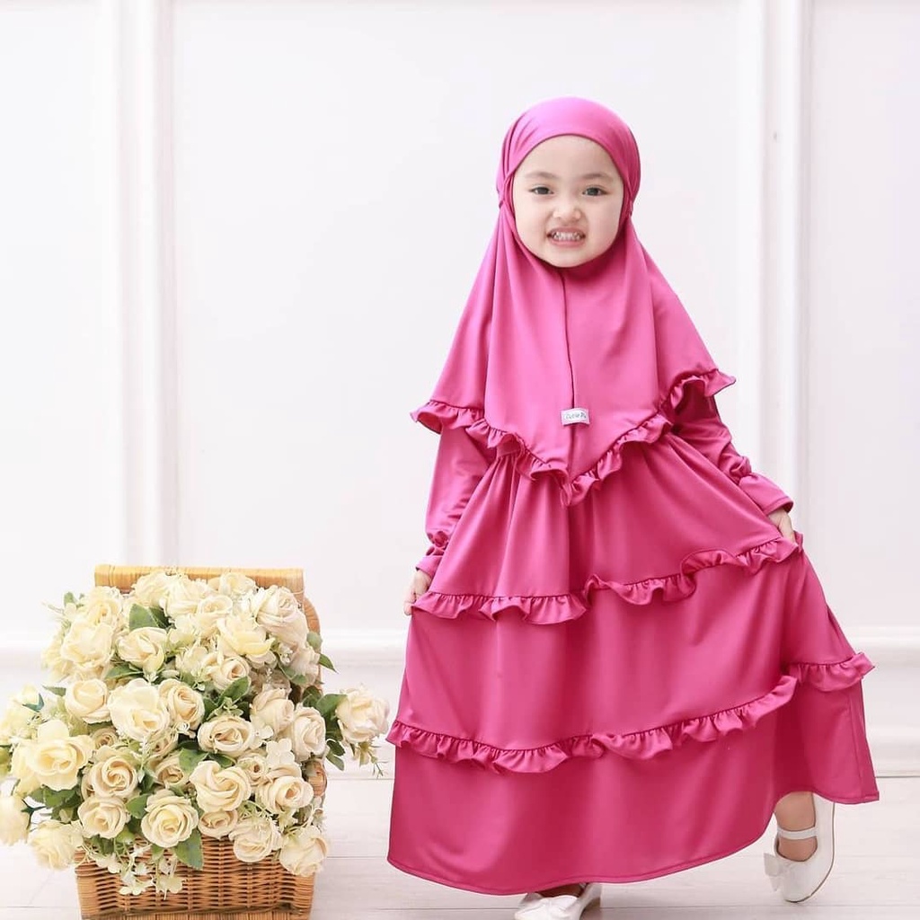 Murah Shahia Gamis Anak Perempuan “ZHAFIRA” Elegan