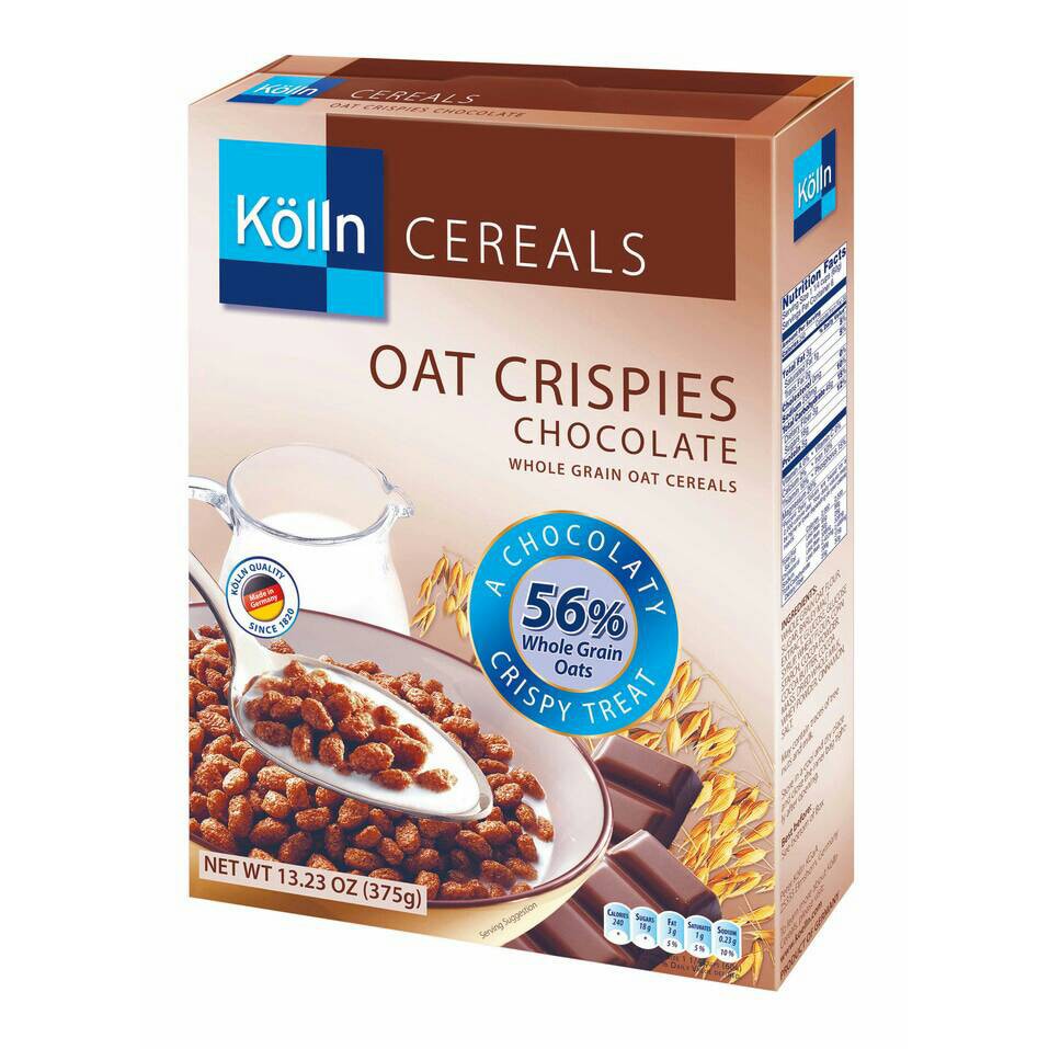 

Kolln Cereal Oats Crispies Chocolate Wholegrain Gandum Sereal Import