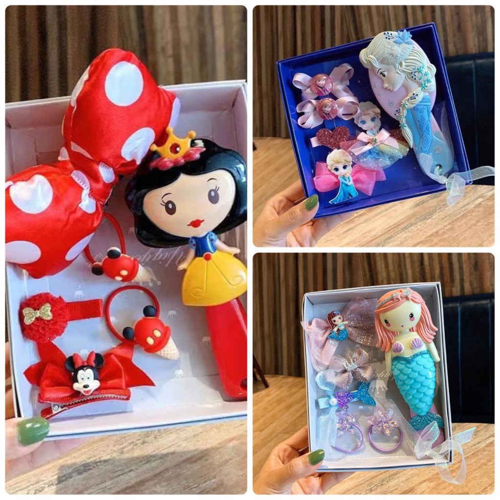 SET SISIR jepitan pita anak princess disney frozen