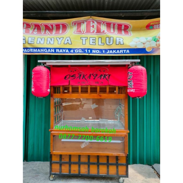 Jual Gerobak Jepang Booth Model Jepang Gerobak Takoyaki Shopee