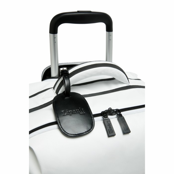GROSIR MURAH LIPAULT BY SAMSONITE NITE BOX SPINNER FL KOPER SOFTCASE CABIN 20 INCH WHITE SUIT