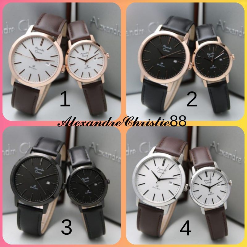 Jam Tangan Couple Alexandre Christie 1007 AC1007 AC 1007 | Original