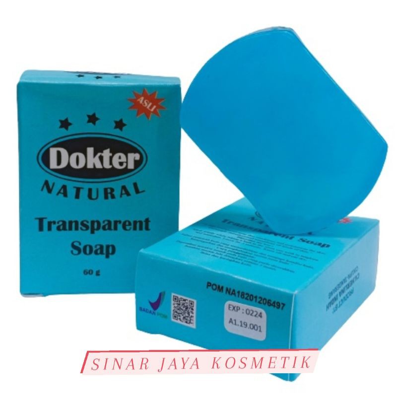 SABUN WAJAH DOKTER DR BIRU NATURAL TRANSFARAN