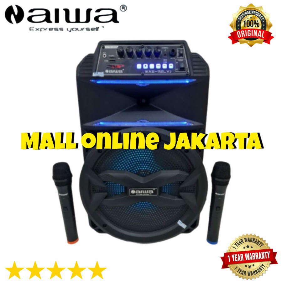 Speaker Akrif Portable Naiwa 12 inch 112Lvj / 112 Lvj