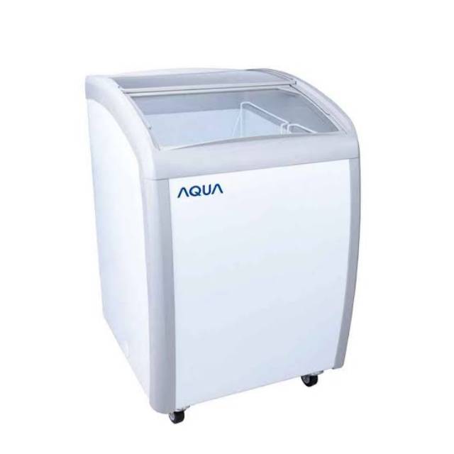 Chest Freezer Aqua Transparan Sliding Door 160 Liter AQF 162 SD