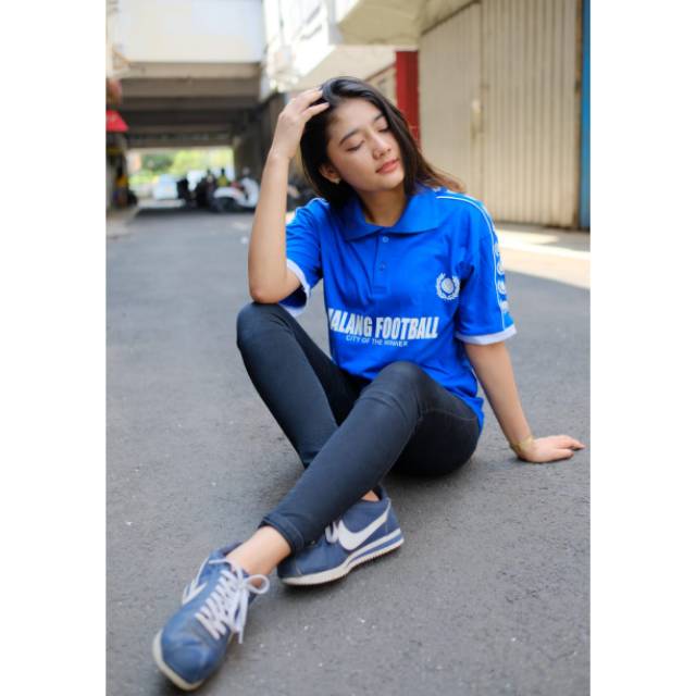 Kaos polo casual malang football
