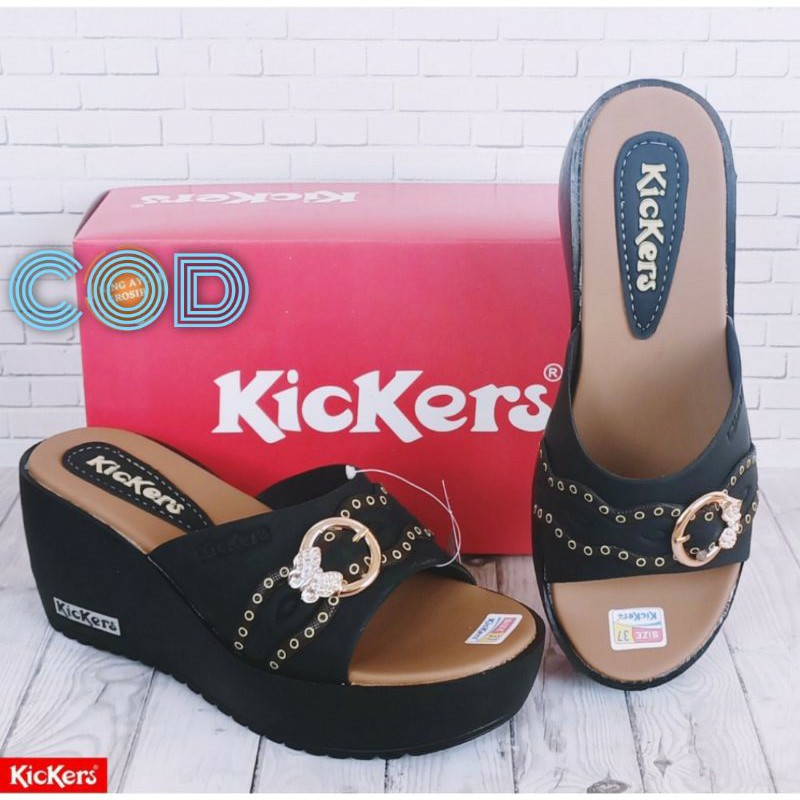 SANDAL SELOP WEDGES CEWEK NEW KICKERS DEWASA REMAJA
