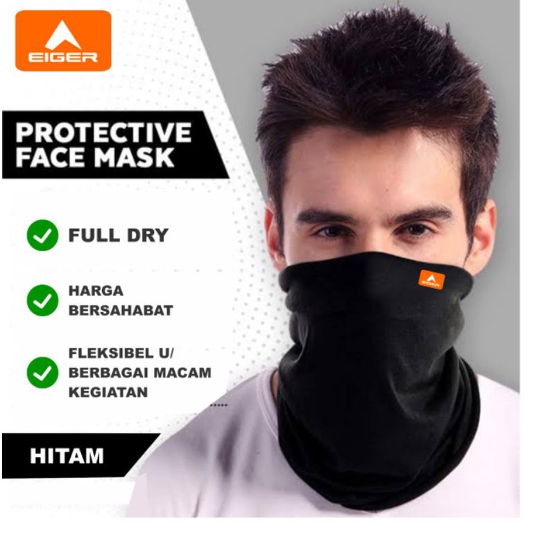 Buff masker berkendara masker gowes pendaki gunung