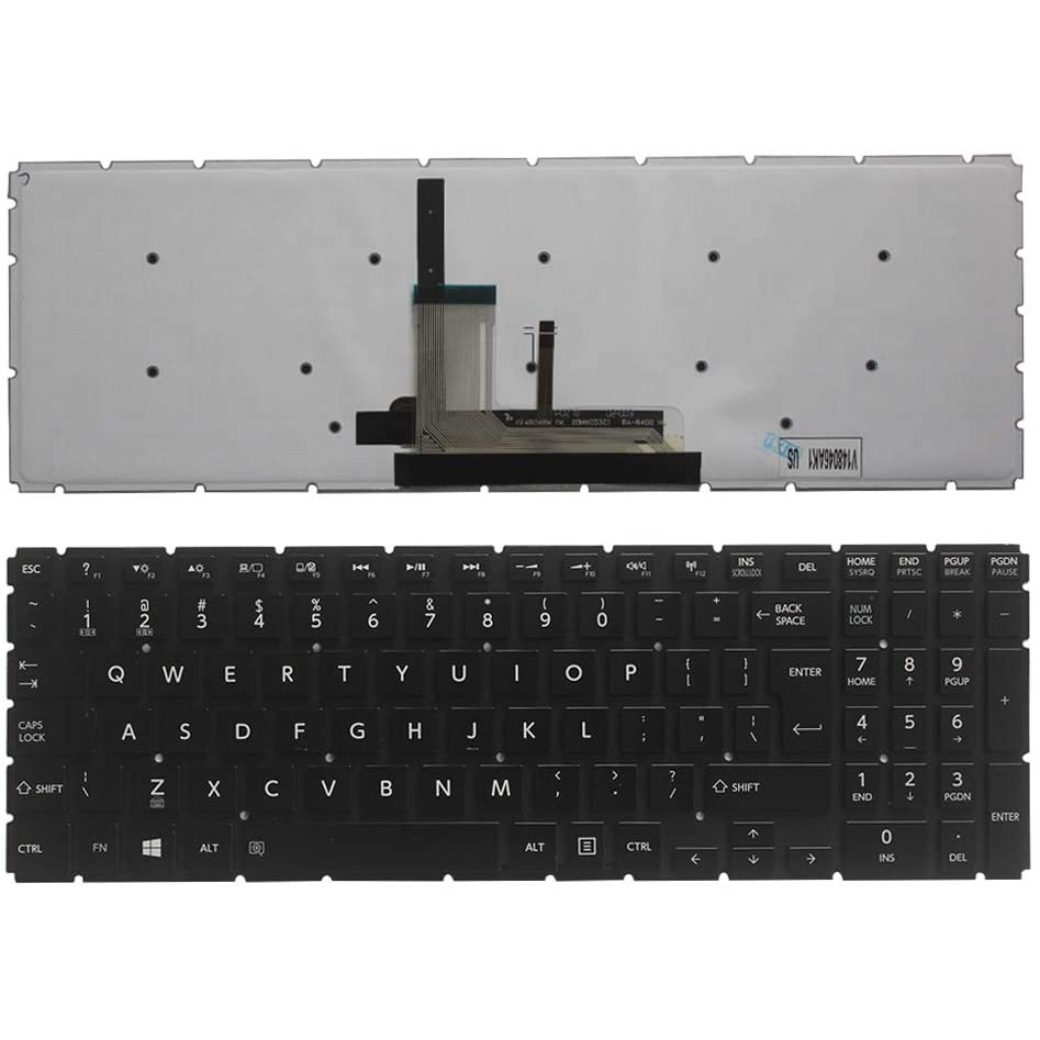 KEYBOARD TOSHIBA Satellite Radius P55 P55-A P55-B P55W P55W-B P55W-C