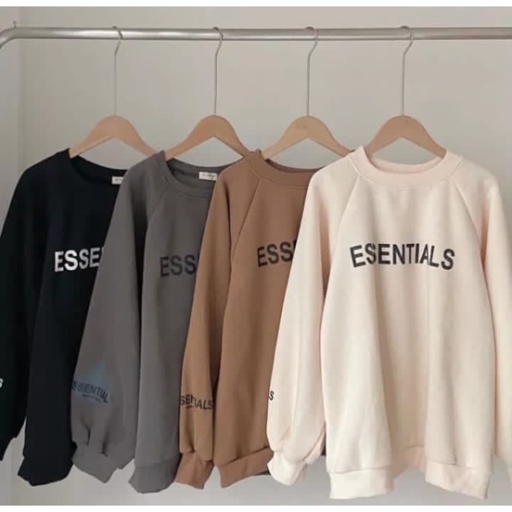 ESSENTIALS SWEATER CREWNECK OBLONG WANITA