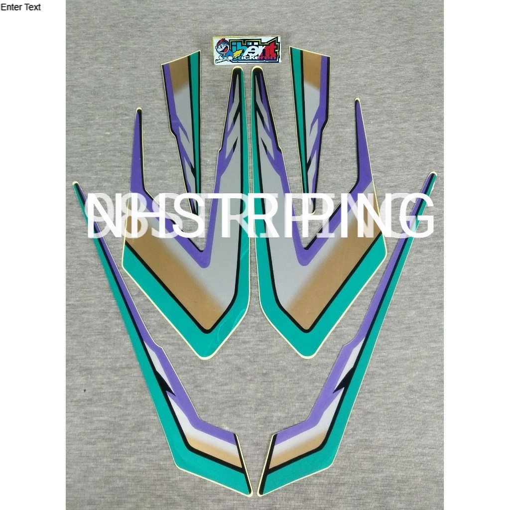 STRIPING RX SPECIAL BIRU  1995  POLET YAMAHA