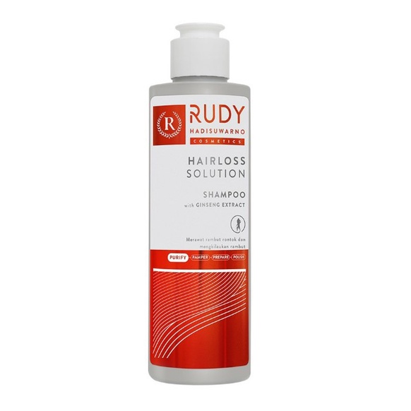 Rudy Hadisuwarno Hair Loss Solution Shampoo 200ml / Shampo Rudy Hadisuwarno / Shampo Rambut Rontok