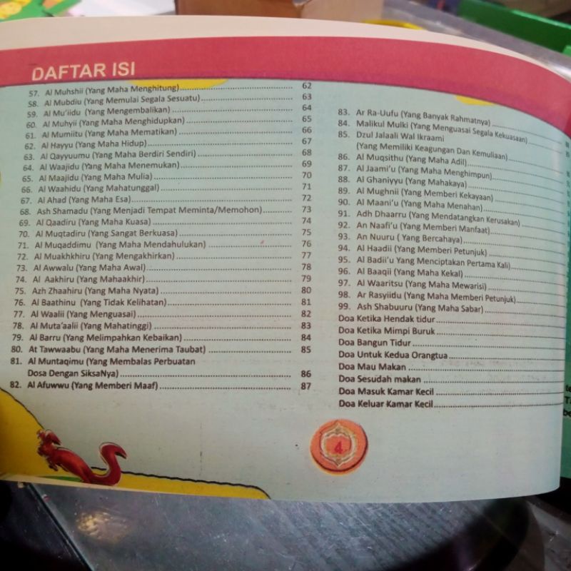 buku 99 kisah mukjizat asmaul husna (16×24.5cm)